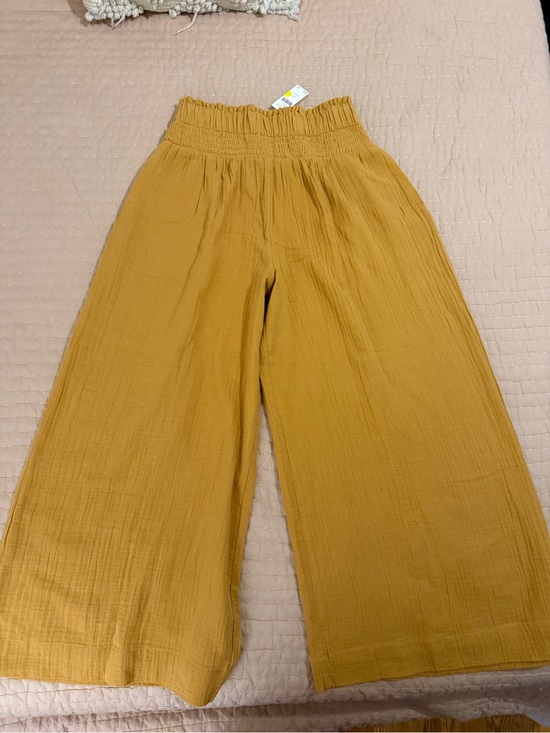 Anthropologie Pants - Womens SP Wide-Leg Pull-On Pants - Mustard
